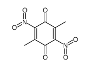 2,5-dimethyl-3,6-dinitrocyclohexa-2,5-diene-1,4-dione Structure