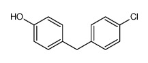 4-[(4-chlorophenyl)methyl]phenol Structure