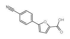 5-(4-Cyanophenyl)-furane-2-carboxylic acid结构式