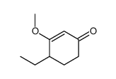 2-Cyclohexen-1-one,4-ethyl-3-methoxy-(9CI) Structure