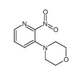 4-(2-nitropyridin-3-yl)morpholine结构式