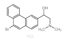 1-(9-bromophenanthren-3-yl)-2-dimethylamino-ethanol structure