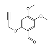 4,5-dimethoxy-2-prop-2-ynoxybenzaldehyde结构式