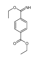 ethyl 4-(C-ethoxycarbonimidoyl)benzoate结构式