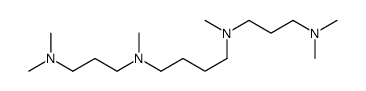 N,N'-bis[3-(dimethylamino)propyl]-N,N'-dimethylbutane-1,4-diamine结构式