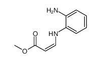 methyl 3-(2-aminoanilino)prop-2-enoate Structure