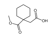 [1-(Methoxycarbonyl)cyclohexyl]acetic acid structure