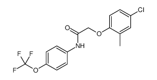 2-(4-chloro-2-methylphenoxy)-N-[4-(trifluoromethoxy)phenyl]acetamide Structure