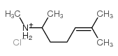 5-Hepten-2-amine,N,6-dimethyl-, hydrochloride (1:1) structure