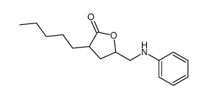 5-(anilinomethyl)-3-pentyloxolan-2-one结构式