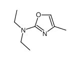 N,N-diethyl-4-methyl-1,3-oxazol-2-amine结构式