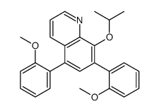 5,7-bis(2-methoxyphenyl)-8-propan-2-yloxyquinoline Structure