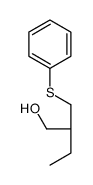 (2S)-2-(phenylsulfanylmethyl)butan-1-ol结构式