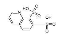 7,8-Quinolinedisulfonic acid structure