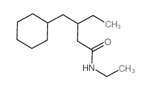 3-(cyclohexylmethyl)-N-ethyl-pentanamide structure