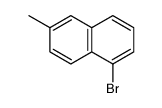 1-Bromo-6-methylnaphthalene structure