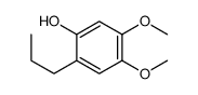 4,5-dimethoxy-2-propylphenol结构式