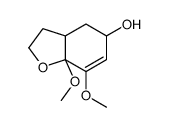 5-Benzofuranol,2,3,3a,4,5,7a-hexahydro-7,7a-dimethoxy-(9CI) picture