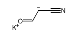 potassium,3-oxopropanenitrile结构式