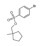 (1-methylcyclopentyl)methyl p-bromobenzenesulfonate Structure