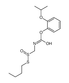 (2-propan-2-yloxyphenyl) N-(butylsulfanylsulfinylmethyl)carbamate Structure