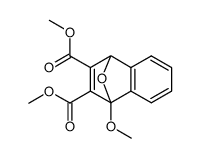 dimethyl 1-methoxy-1,4-dihydro-1,4-epoxynaphthalene-2,3-dicarboxylate结构式