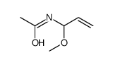 N-(1-methoxyprop-2-enyl)acetamide结构式