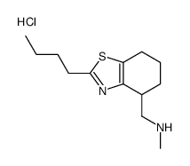 1-(2-butyl-4,5,6,7-tetrahydro-1,3-benzothiazol-4-yl)-N-methylmethanamine,hydrochloride Structure