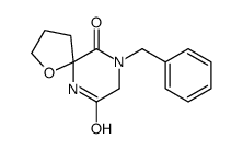 7-benzyl-1-oxa-7,10-diazaspiro[4.5]decane-6,9-dione Structure