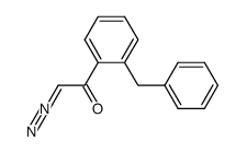 1-(2-benzylphenyl)-2-diazoethanone Structure