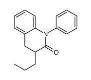 1-phenyl-3-propyl-3,4-dihydroquinolin-2-one结构式