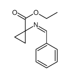 ethyl 1-(benzylideneamino)cyclopropane-1-carboxylate结构式