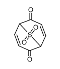 9-thiabicyclo[3.3.1]nona-3,7-diene-2,6-dione 9,9-dioxide结构式