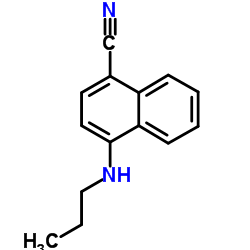 4-(Propylamino)-1-naphthonitrile结构式