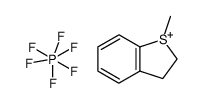 1-methylthiaindan hexafluorophosphate Structure