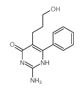 2-amino-5-(3-hydroxypropyl)-6-phenyl-1H-pyrimidin-4-one picture