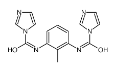 N-[3-(imidazole-1-carbonylamino)-2-methylphenyl]imidazole-1-carboxamide Structure