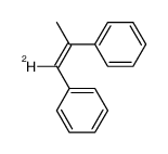 (Z)-1-deuterio-1,2-diphenyl-propene Structure