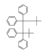 2,2,5,5-tetramethyl-3,3,4,4-tetraphenyl-hexane结构式