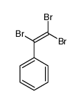 1,2,2-tribromoethenylbenzene Structure