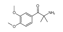 1-Propanone,2-amino-1-(3,4-dimethoxyphenyl)-2-methyl- structure