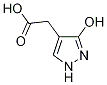 (3-hydroxy-1H-pyrazol-4-yl)acetic acid Structure