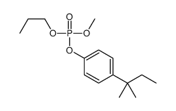 methyl [4-(2-methylbutan-2-yl)phenyl] propyl phosphate结构式