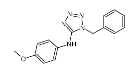 1-benzyl-N-(4-methoxyphenyl)tetrazol-5-amine Structure