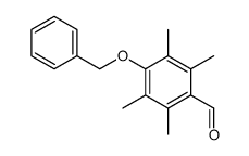 2,3,5,6-tetramethyl-4-phenylmethoxybenzaldehyde结构式