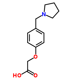 (4-PYRROLIDIN-1-YLMETHYL-PHENOXY)-ACETIC ACID Structure