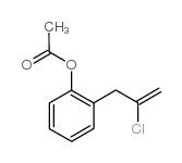 3-(2-ACETOXYPHENYL)-2-CHLORO-1-PROPENE Structure