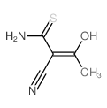 (2Z)-2-(amino-sulfanyl-methylidene)-3-oxo-butanenitrile结构式