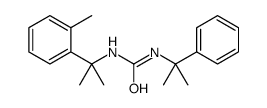 1-[2-(2-methylphenyl)propan-2-yl]-3-(2-phenylpropan-2-yl)urea结构式