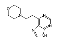 4-[2-(7H-purin-6-yl)ethyl]morpholine Structure